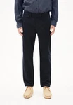 Armedangels Stoffhose ANAAR PREMIUM Chino Hose (Tapered Fit) Mid Waist Dunkelblau/Blau