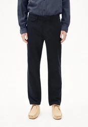 Armedangels Stoffhose ANAAR PREMIUM Chino Hose (Tapered Fit) Mid Waist Dunkelblau/Blau