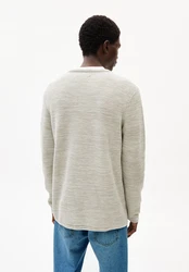 Armedangels Strickpullover TOLAA Herren Pullover Grau/Khaki/Weiß/Beige