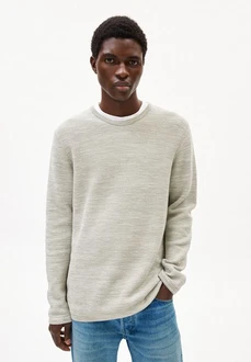 Armedangels Strickpullover TOLAA Herren Pullover Grau/Khaki/Weiß/Beige