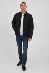 !Solid Steppjacke SDTemmey Stehkragen Schwarz/Dunkelgrau/Grau/Braun