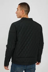 !Solid Steppjacke SDTemmey Stehkragen Schwarz/Dunkelgrau/Grau/Braun