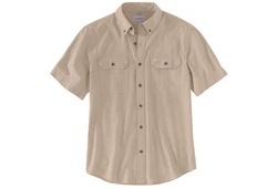 Carhartt Kurzarmhemd Loose Chambray Style beige