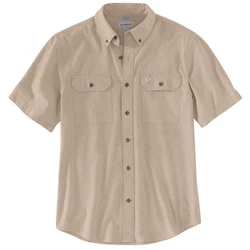 Carhartt Kurzarmhemd Loose Chambray Style beige