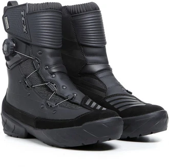TCX Infinity 3 Mid WP Motorradstiefel Schwarz/Blau/Grau/Dunkelblau