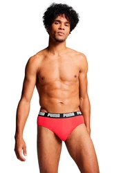 PUMA Slip mit breitem Logobund Lila/Rot/Rosa