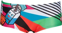 Boxer-Badehose Herren Badehose Milkshake Low Waist