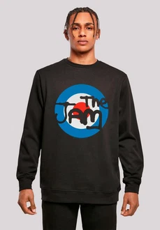 F4NT4STIC Sweatshirt The Jam Band Classic Logo Schwarz/Creme/Rot F4NT4STIC Sweatshirt The Jam Band Classic Logo Schwarz/Creme/Rot