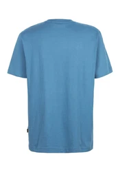 BOSS ORANGE T-Shirt Te_mextour mit Print Blau/Hellblau/Braun/Gold