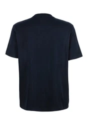 BOSS ORANGE T-Shirt Te_mextour mit Print Dunkelblau/Blau/Gold/Braun