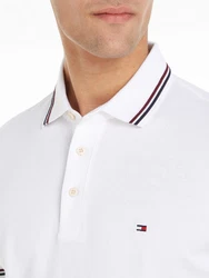 Tommy Hilfiger Poloshirt TIPPED SLIM FIT POLO wei