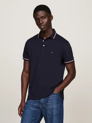 Tommy Hilfiger Poloshirt TIPPED SLIM FIT POLO Dunkelblau