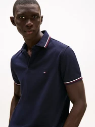 Tommy Hilfiger Poloshirt TIPPED SLIM FIT POLO Dunkelblau