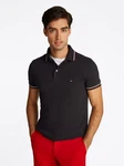 Tommy Hilfiger Poloshirt TIPPED SLIM FIT POLO schwarz