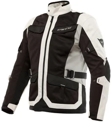 Dainese Motorradjacke Desert Tex Beige/Weiß/Dunkelrot/Braun