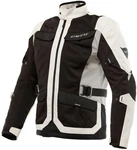 Dainese Motorradjacke Desert Tex Beige/Weiß/Dunkelrot/Braun