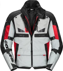 SpiDi Motorradjacke Crossmaster Grau/Hellgrau/Schwarz
