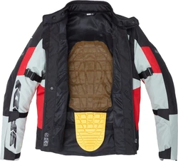 SpiDi Motorradjacke Crossmaster Grau/Hellgrau/Schwarz