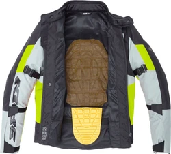 SpiDi Motorradjacke Crossmaster Gelb/Neonfarben/Grün