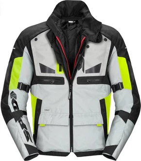 SpiDi Motorradjacke Crossmaster Gelb/Neonfarben/Grün