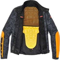 SpiDi Motorradjacke Solar H2Out Orange/Grau/Rot/Dunkelgrün