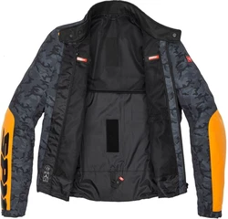 SpiDi Motorradjacke Solar H2Out Orange/Grau/Rot/Dunkelgrün