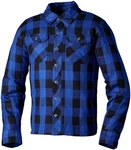 RST Motorradjacke Lumberjack Hemd Blau/Lila