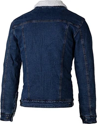 RST Motorradjacke Sherpa Denim Dunkelblau/Hellblau/Blau