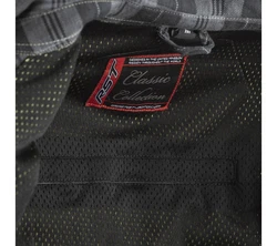 RST Motorradjacke Lumberjack Hemd Schwarz/Dunkelgrau/Grau/Blau