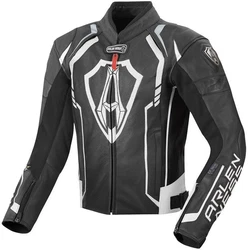 Arlen Ness Motorradjacke Track Grau/Weiß/Schwarz
