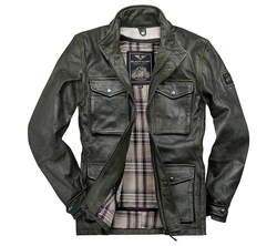 Black-Cafe London Motorradjacke Manhattan Schwarz