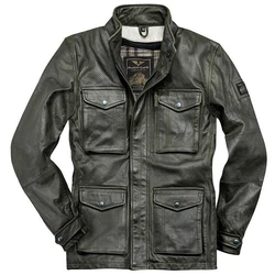 Black-Cafe London Motorradjacke Manhattan Schwarz