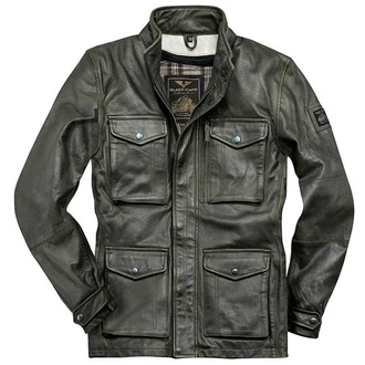 Black-Cafe London Motorradjacke Manhattan Schwarz