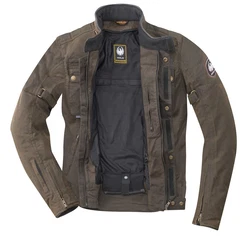 Merlin Motorradjacke Barton II Khaki/Dunkelgrün/Braun