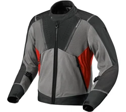 Revit Motorradjacke Airwave 4 Rot/Orange/Grau/Dunkelgrau