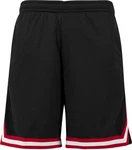 URBAN CLASSICS Mesh Shorts Schwarz/Rot