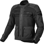 Macna Motorradjacke Fluent Schwarz/Dunkelgrau/Grau