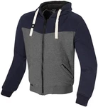 Merlin Motorradjacke Hurley Zip Hoodie Dunkelblau/Grau