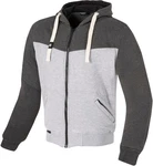 Merlin Motorradjacke Hurley Zip Hoodie Hellgrau/Grau/Dunkelgrau/Schwarz