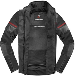 Bogotto Motorradjacke Blizzard-X Rot/Schwarz/Grau