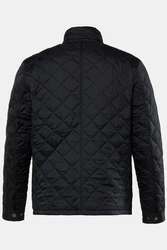 JP1880 Steppjacke Stehkragen Schwarz/Dunkelgrün