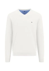 FYNCH-HATTON Pullover Creme/Weiß/Grau/Hellblau/Khaki