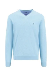 Strickpullover - klassischer Pullover mit V Ausschnitt