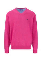 Strickpullover - klassischer Pullover mit V Ausschnitt