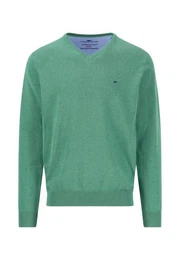 Strickpullover - klassischer Pullover mit V Ausschnitt