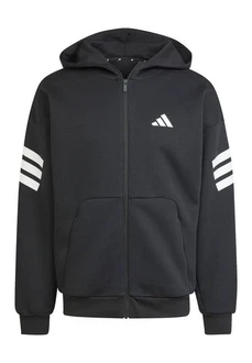 ADIDAS SPORTSWEAR Sportsweatjacke 'FI' FUTURE ICONS 3 schwarz/weiß