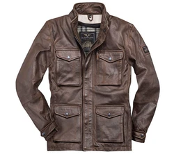 Black-Cafe London Motorradjacke Manhattan Schwarz
