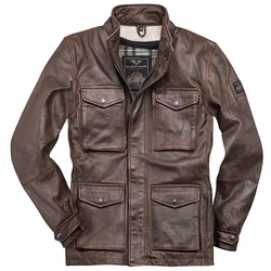 Black-Cafe London Motorradjacke Manhattan Schwarz