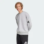 ADIDAS SPORTSWEAR Sportsweatshirt 'Essentials' Hellgrau/Grau