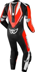 Berik Motorradkombi Losail-R 1-Teiler Rot/Orange